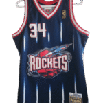 Hakeem Olajuwon #34 Houston Rockets Mitchell & Ness Jersey Medium – Hardwood Classics Navy