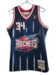 Hakeem Olajuwon #34 Houston Rockets Mitchell & Ness Jersey Medium – Hardwood Classics Navy