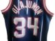 Hakeem Olajuwon #34 Houston Rockets Mitchell & Ness Jersey Medium – Hardwood Classics Navy - Image 4