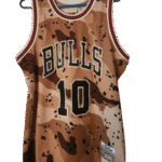 Chicago Bulls B.J. Armstrong #10 Mitchell & Ness Camo Swingman Jersey L