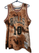 Chicago Bulls B.J. Armstrong #10 Mitchell & Ness Camo Swingman Jersey L