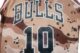 Chicago Bulls B.J. Armstrong #10 Mitchell & Ness Camo Swingman Jersey L - Image 5