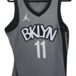 Kyrie Irving #11 Brooklyn Nets Grey Nike Dri-FIT Swingman Jersey – Size Small