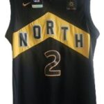 NEW Kawhi Leonard #2 Raptors “NORTH” Nike Swingman Jersey Size 48 (M) – Black Finals Era