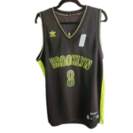 Deron Williams #8 Brooklyn Nets Adidas Jersey Medium – Black Neon NBA