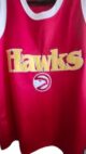 Atlanta Hawks Hardwood Classics Jersey 2XL Majestic Red Throwback NBA - Image 4