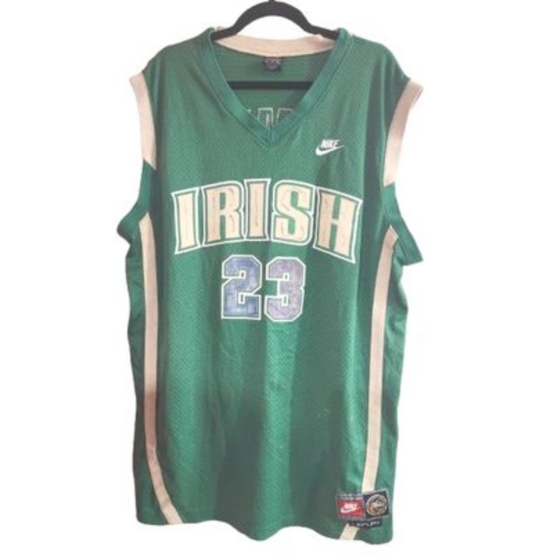 10599-1.jpg NBA #23 James Irish Green Jersey XL - Image 1