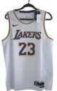 NBA Lakers #23 James Association Edition White Jersey Medium NEW