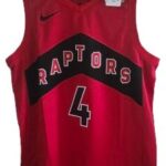 NBA Toronto Raptors #4 Barnes Icon Edition Red Jersey Medium NEW