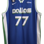 NBA #77 Doncic Dallas Mavericks Blue/Green 52/X-Large