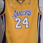 11402 NBA #24 Bryant Yellow Jersey Large