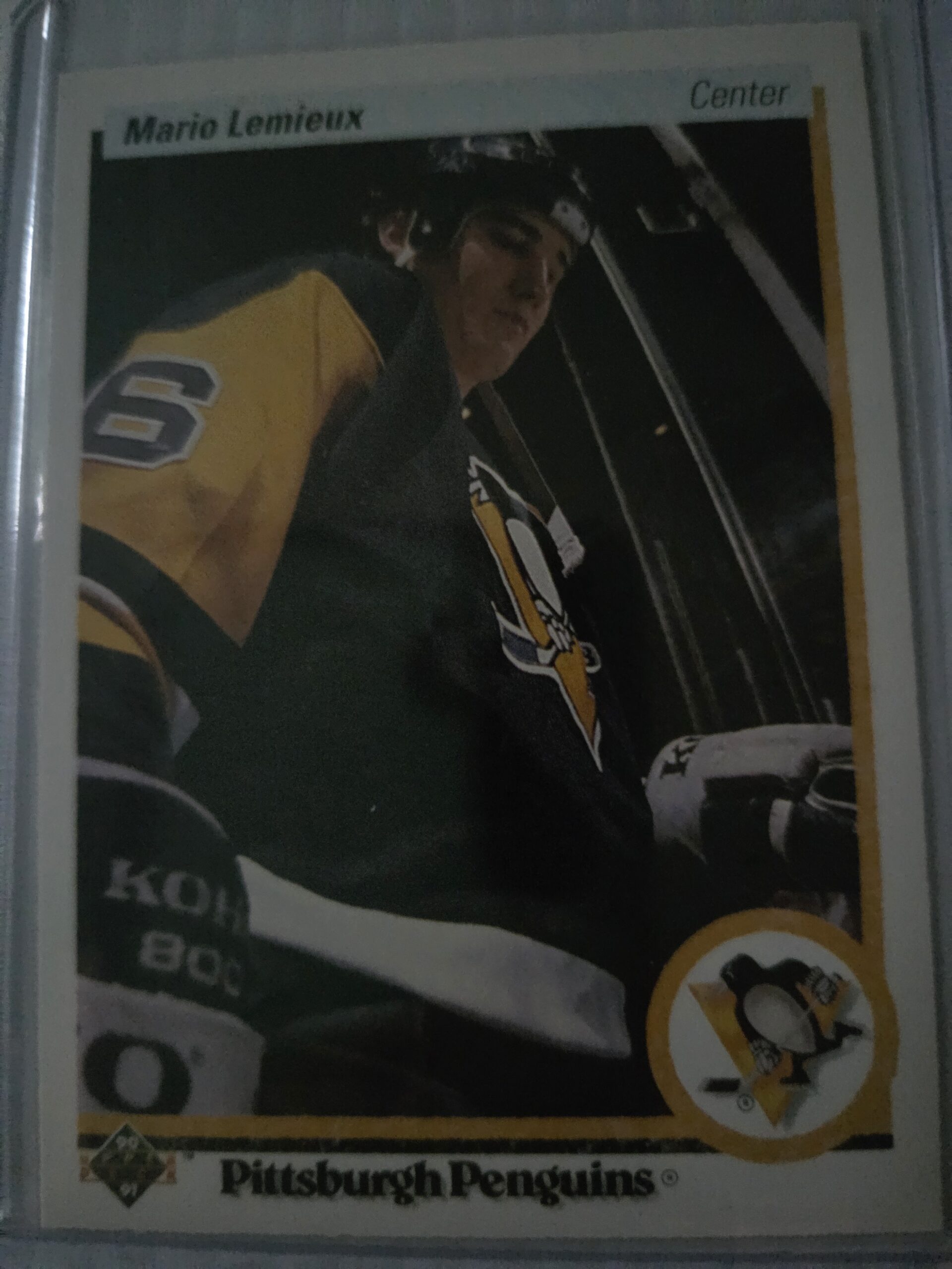 2. Lemieux-1 00005 — Mario Lemieux — 1990-91 #144 - Image 1